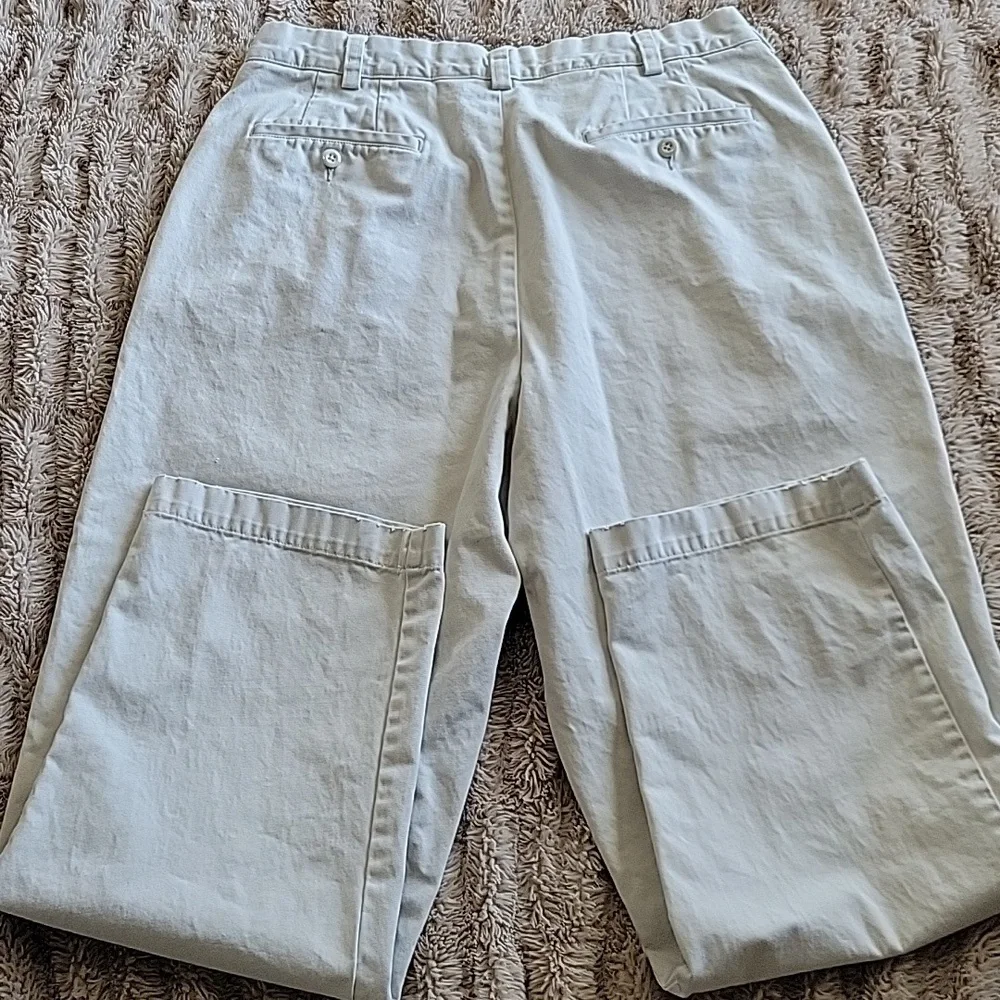 J. Crew Cream Colored Cotton Pants. 36x32
